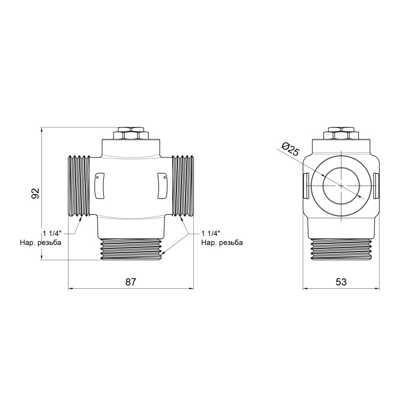 SD Forte Антиконденсаційний клапан 1 1/4" 55°C SF393W32