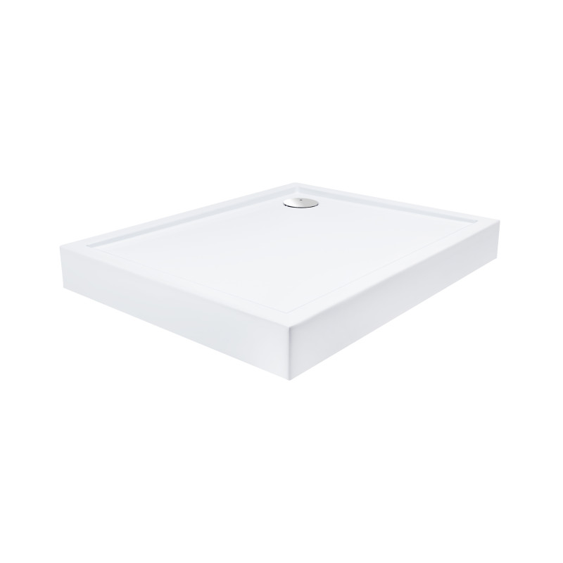 Qtap Набір душова кабіна Capricorn CRM1018RC6 Clear 2020x1000x800 мм + піддон Tern 301812C 100x80x12 см з сифоном