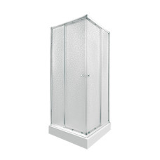 Qtap Набір душова кабіна Presto CRM1088SP5 Pear 1970x800x800 мм + піддон Tern 308812C 80x80x12 см з сифоном