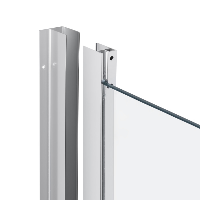 Qtap Душова кабіна Taurus CRM1011SC6 100x100 см, скло Clear 6 мм, покриття CalcLess без піддона