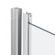 Qtap Душова кабіна Taurus CRM1011SC6 100x100 см, скло Clear 6 мм, покриття CalcLess без піддона