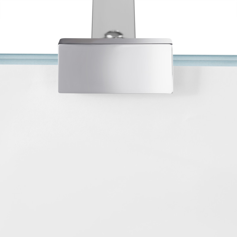 Qtap Душова перегородка Walk-In Standard CRM201.C8 100х190 см, скло Clear 8 мм, покриття CalcLess