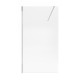 Qtap Душова перегородка Walk-In Standard CRM2011.C8 110х190 см, скло Clear 8 мм, покриття CalcLess