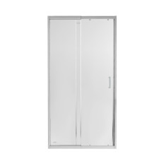 Qtap Душові двері в нішу Taurus CRM209-1.C6 90-100x185 см, скло Clear 6 мм, покриття CalcLess