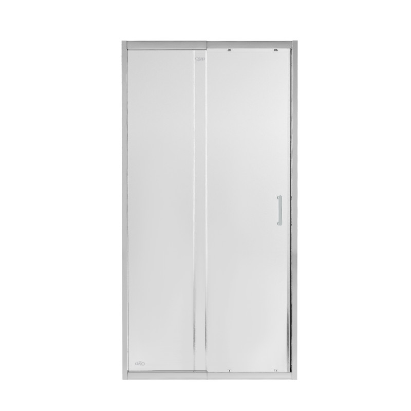 Qtap Душові двері в нішу Taurus CRM209-1.C6 90-100x185 см, скло Clear 6 мм, покриття CalcLess