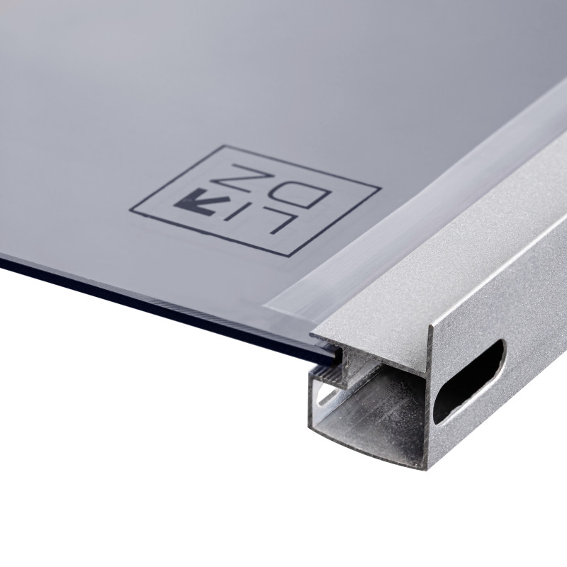 Lidz Душова кабіна Latwa SC90x90.SAT.HIGH.GR, скло тоноване 4 мм без піддона