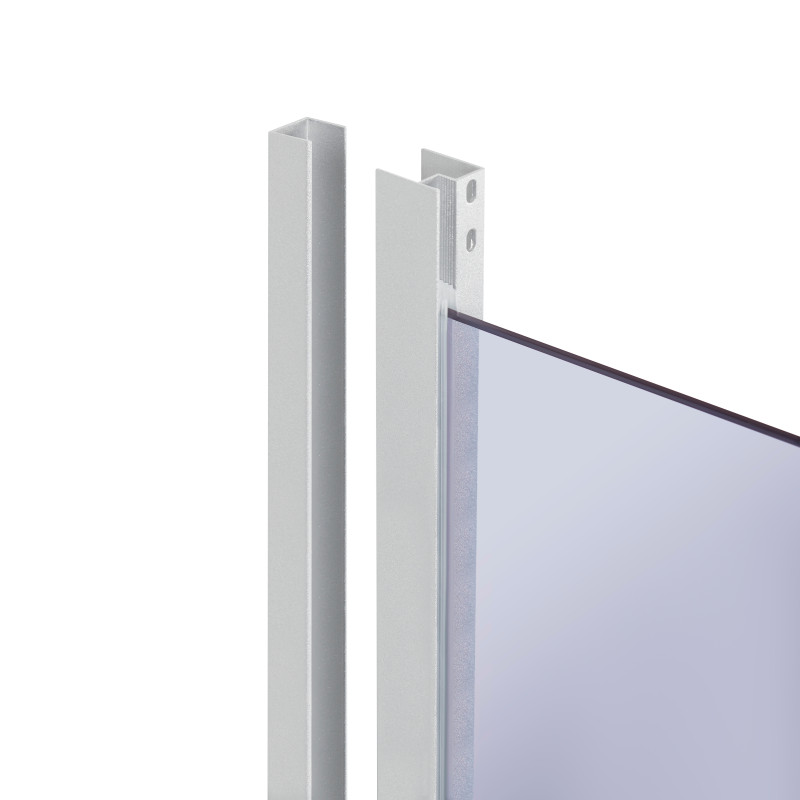 Lidz Душова кабіна Wawel SC80x80.SAT.LOW.GR, скло тоноване 4 мм без піддона