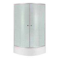 Lidz Набір душова кабіна Latwa SC90x90.SAT.MID.FR, скло Frost 4 мм + піддон с панелью Kupala