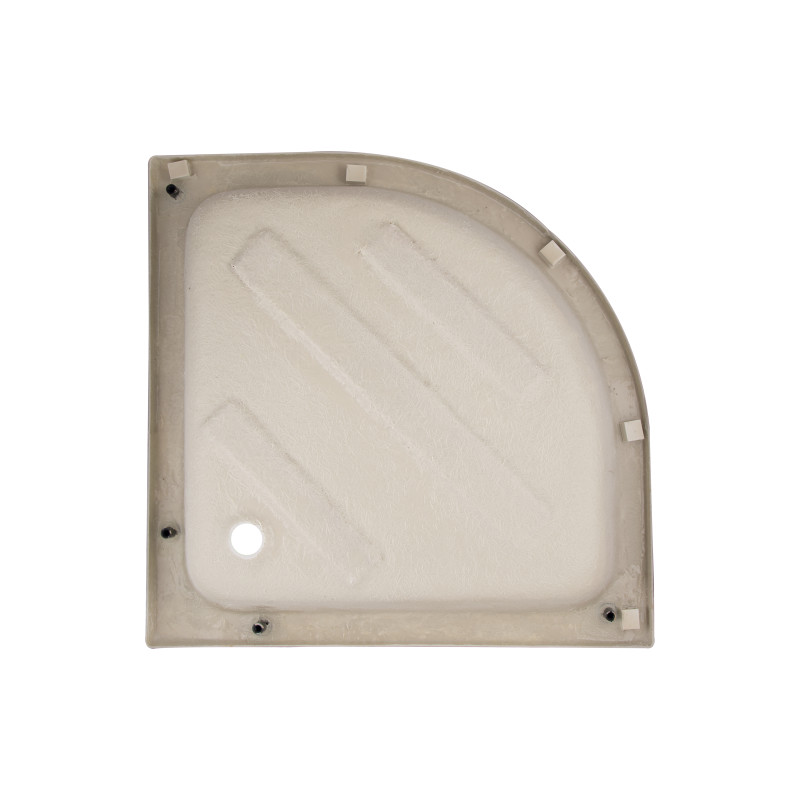 Lidz Набір душова кабіна Latwa SC90x90.SAT.MID.GR, скло тоноване 4 мм + піддон с панелью Kupala