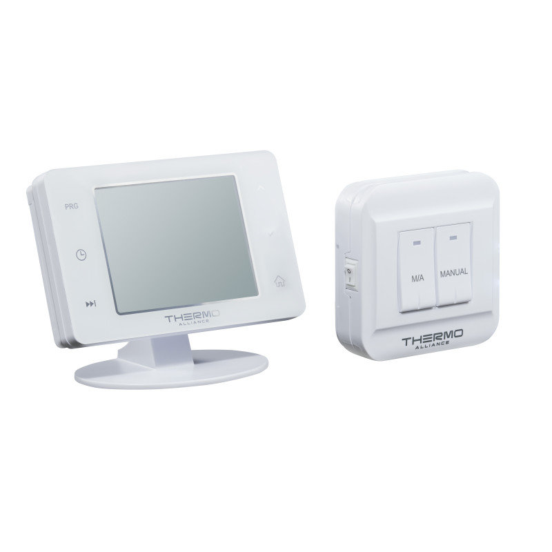 Thermo Alliance Тижневий програмований термостат ТА-2701RFWiFi радіокерований сенсорний з WiFi (TA2701WIFIRF)