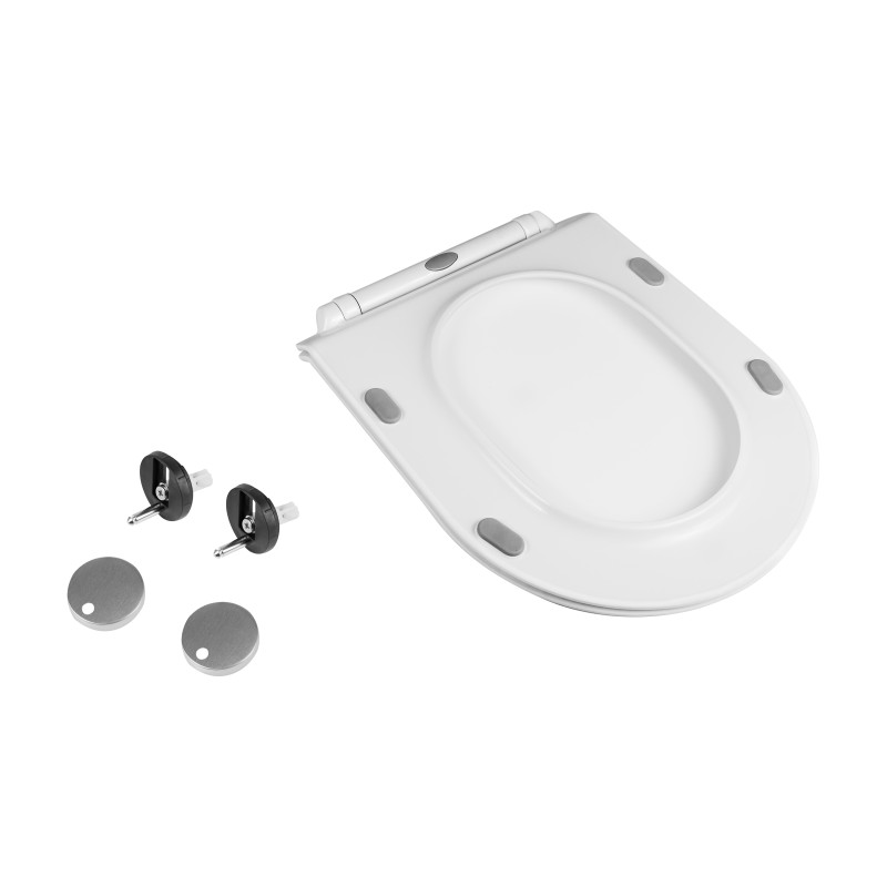 Qtap Сидіння для унітаза Presto з мікроліфтом Slim QT26991217AW