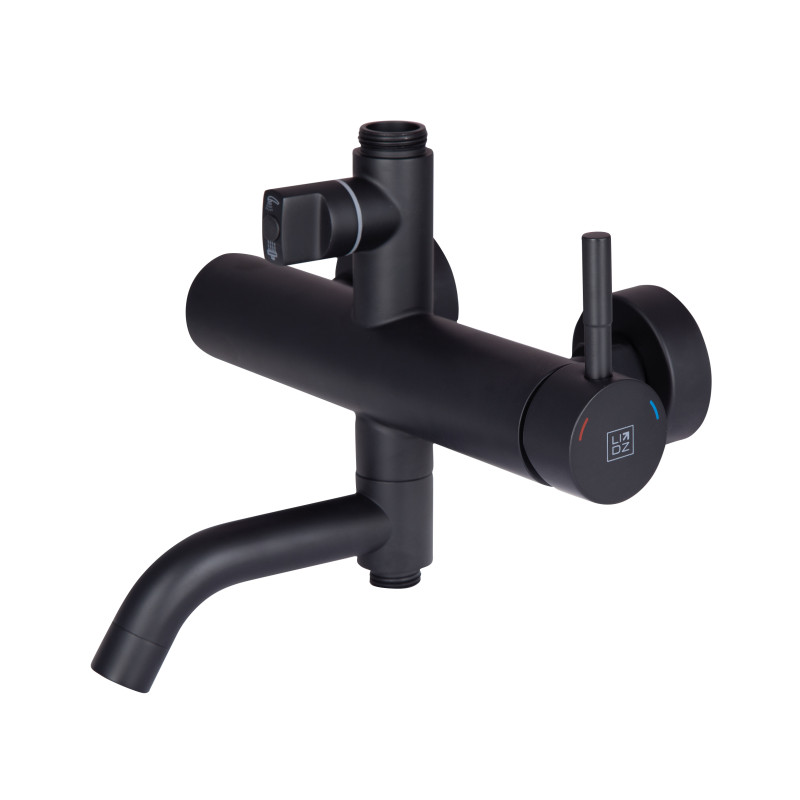 Lidz Душова система для кабіни Aria 1031 на три споживача (з виливом) (k35) LDARI1031BLA43370 Black