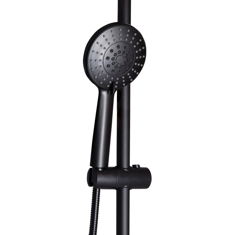 Lidz Душова система для кабіни Aria 1031 на три споживача (з виливом) (k35) LDARI1031BLA43370 Black