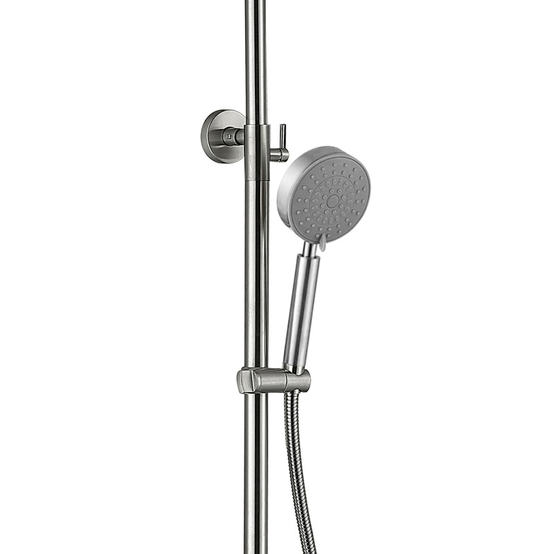 Lidz Душова система для кабіни Aria 1032 на три споживача (з виливом) (k35) LDARI1032NKS43372 Nickel