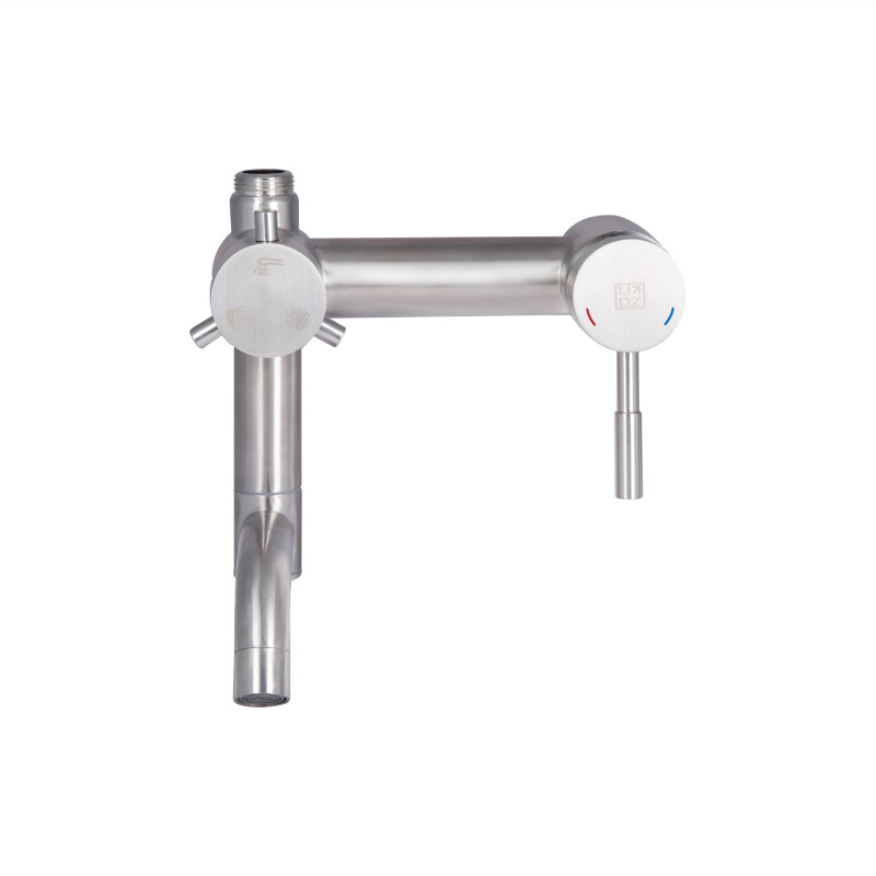 Lidz Душова система для кабіни Aria 1032 на три споживача (з виливом) (k35) LDARI1032NKS43372 Nickel