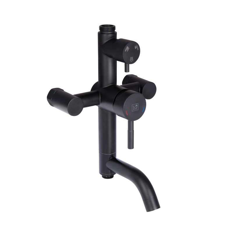 Lidz Душова система для кабіни Aria 1030 на три споживача (з виливом) (k35) LDARI1030BLA43373 Black