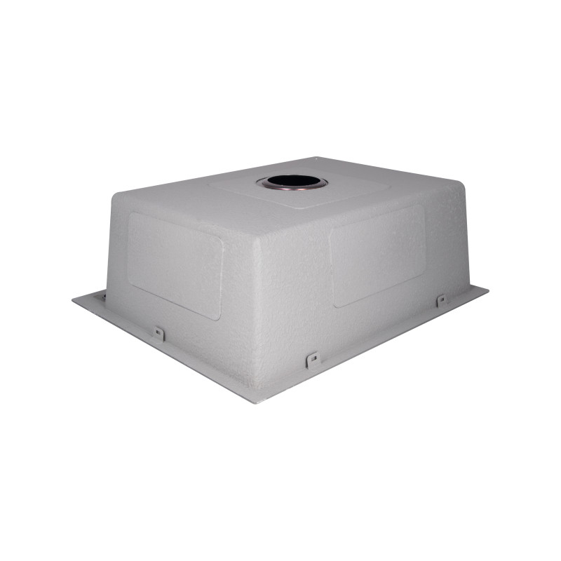 Lidz Мийка для кухні інтегрована Handmade H6050B (LDH6050BPVD43621) Brushed Black PVD 3,0/0,8 мм