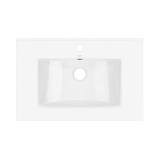 Qtap Раковина Albatross 700х460х180 White без донного клапана QT01113070CW