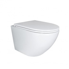 Qtap Унітаз підвісний Robin Mew безобідковий з сидінням Soft-close QT1333046EUQW