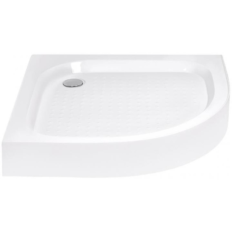 Lidz Душовий піддон Kapielka ST90x90x14 низький, напівкруглий, діаметр зливу 52 мм