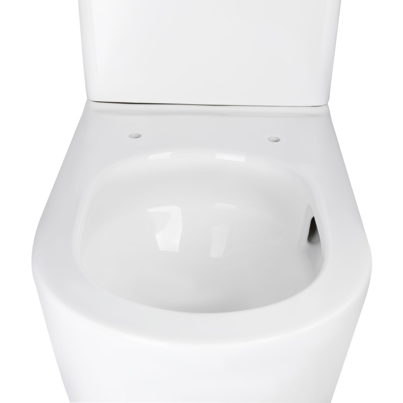 Qtap Унітаз-компакт Scorpio безободковий Ultra Quiet з сидінням Soft-close QT14222125AUQW