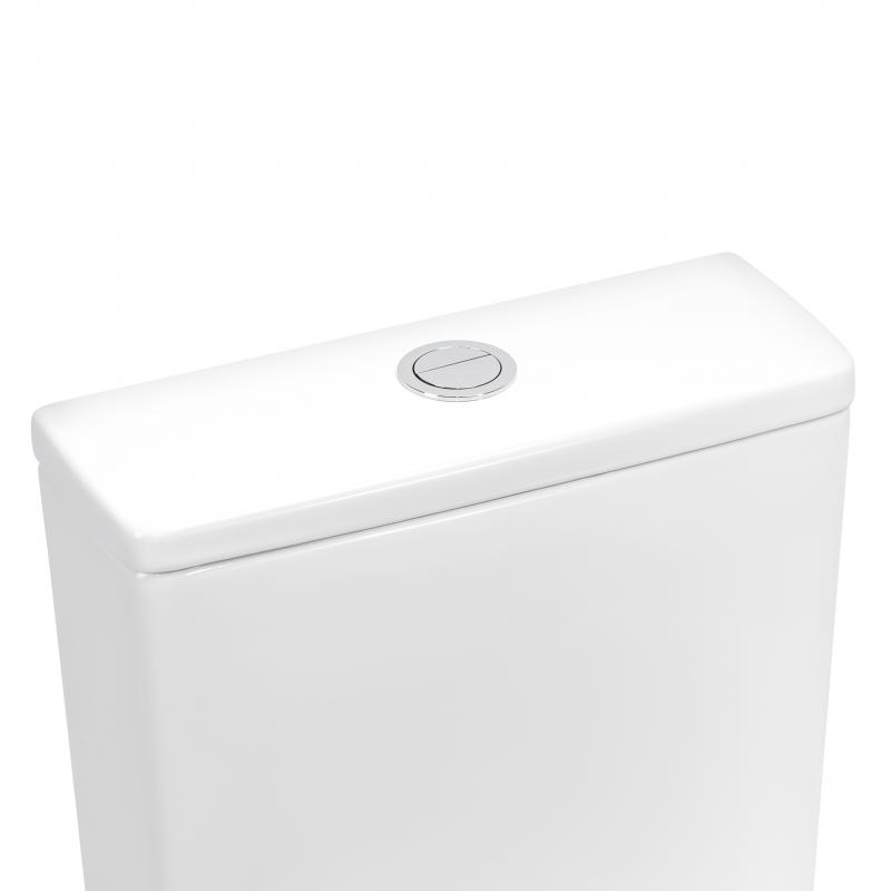 Qtap Унітаз-компакт Scorpio безободковий Ultra Quiet з сидінням Soft-close QT14222125AUQW