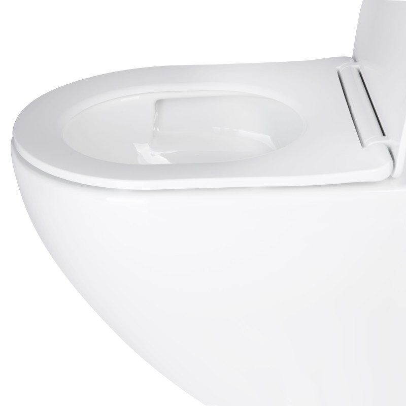 Qtap Унітаз підвісний Jay безободковий Ultra Quiet з сидінням Soft-close QT07335177W