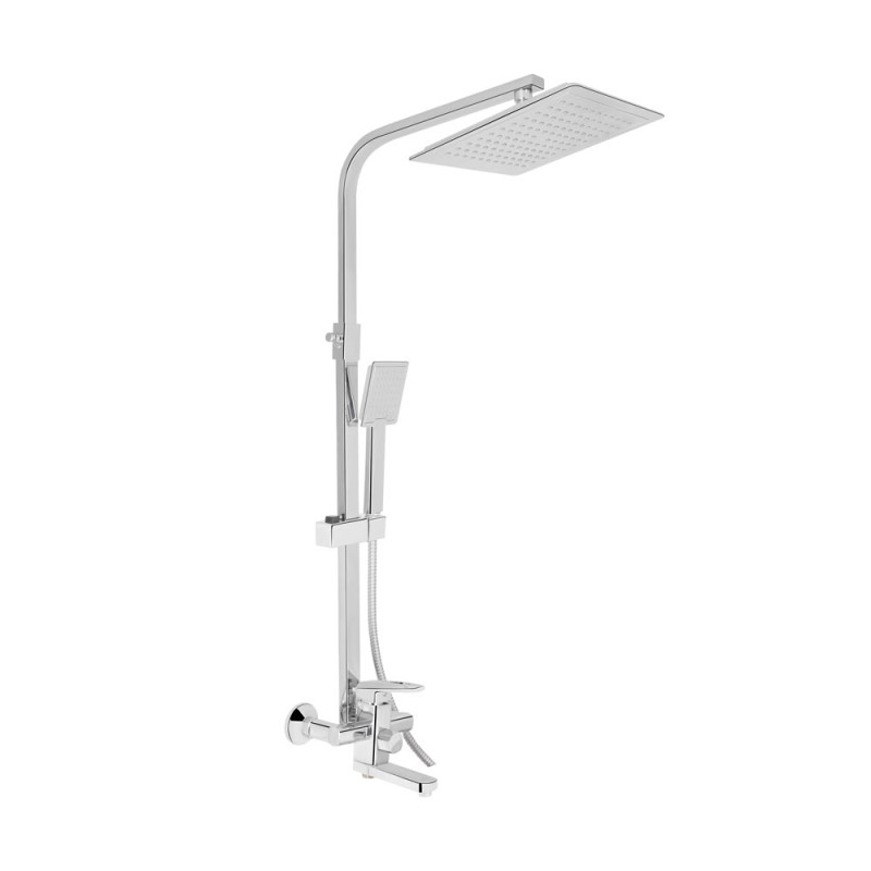 Lidz Душевая система універсальна Sofi 1030 на три споживача (з виливом) (k35) LDSOF1030CRM44975 Chrome