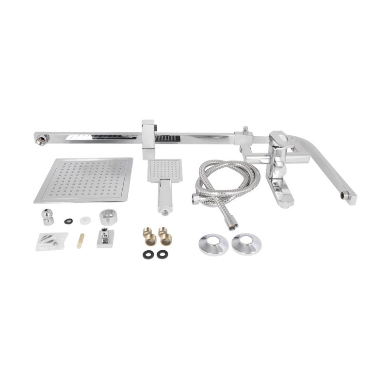 Lidz Душевая система універсальна Sofi 1030 на три споживача (з виливом) (k35) LDSOF1030CRM44975 Chrome