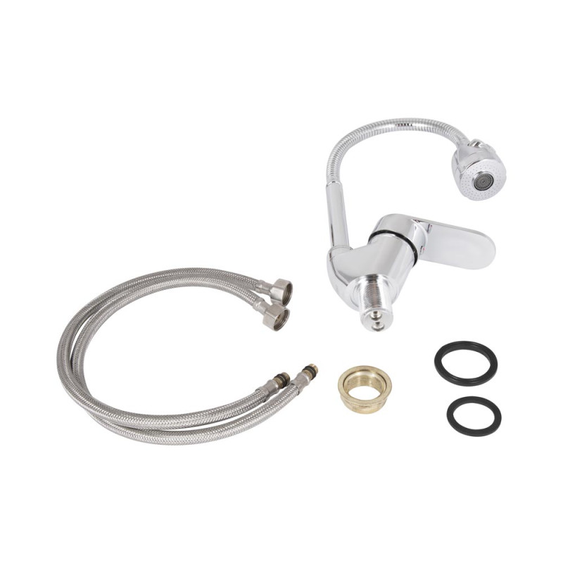 Lidz Змішувач для кухні Tani 008F4 з гнучким виливом (k40) LDTAN008F4CRM44972 Chrome