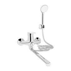 Lidz Змішувач для ванни Tani 0052 з поворотним виливом (з душовим гарнітуром) (k40) LDTAN0052CRM44960 Chrome