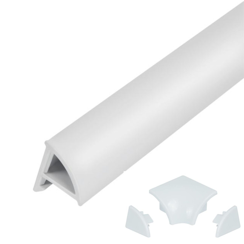 Qtap Набір декоративні планки для піддону та ванни (2x2м) + з'єднання + 2 ковпачки WCS012