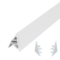 Qtap Набір декоративні планки для піддону та ванни (2x2м) + 2 ковпачки WCS022