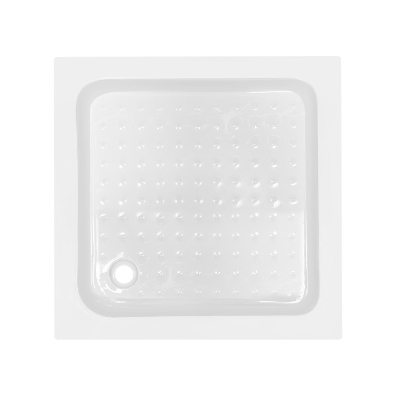 Lidz Душова кабіна Wawel SC80x80.SAT.LOW.GR, скло тон. 4 мм + Душовий піддон KAPIELKA ST80x80х14