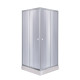 Lidz Душова кабіна Wawel SC90x90.SAT.LOW.GR, скло тон. 4 мм + Душовий піддон KAPIELKA ST90x90х14
