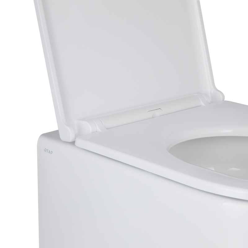 Qtap Унітаз підвісний Taurus безободковий з сидінням Soft-close QT2433084EUQW