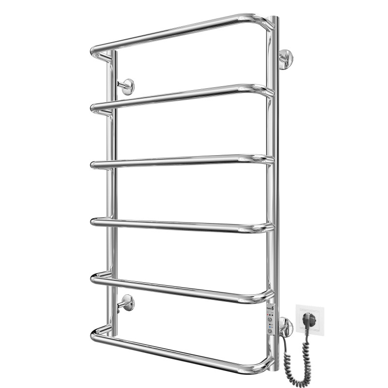 Mario Электрическое полотенцесушитель Стандарт-I 800х530 TR K таймер-регулятор (2.3.0215.10.P)