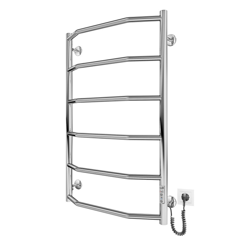 Mario Электрическое полотенцесушитель Трапеция-I 800х530 TR K таймер-регулятор (2.3.2815.10.P)