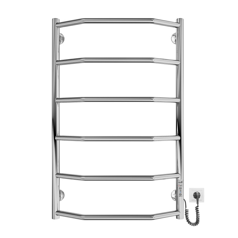 Mario Электрическое полотенцесушитель Трапеция-I 800х530 TR K таймер-регулятор (2.3.2815.10.P)