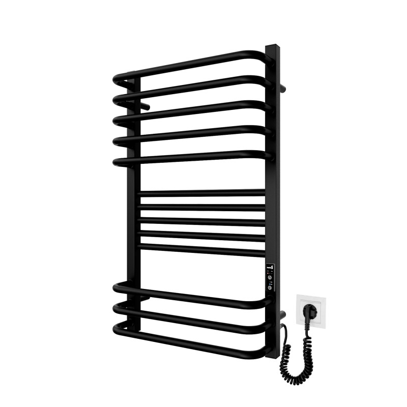 Mario Электрическое полотенцесушитель Гера-Люкс-I 800х500 TR K таймер-регулятор (2.2.1902.03.Р)