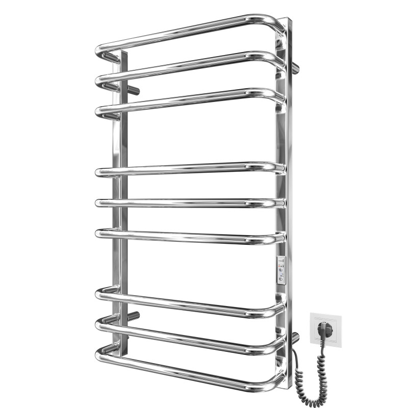 Mario Электрическое полотенцесушитель Премиум Стандарт-I 800х490 TR K таймер-регулятор (2.2.1508.03.P)