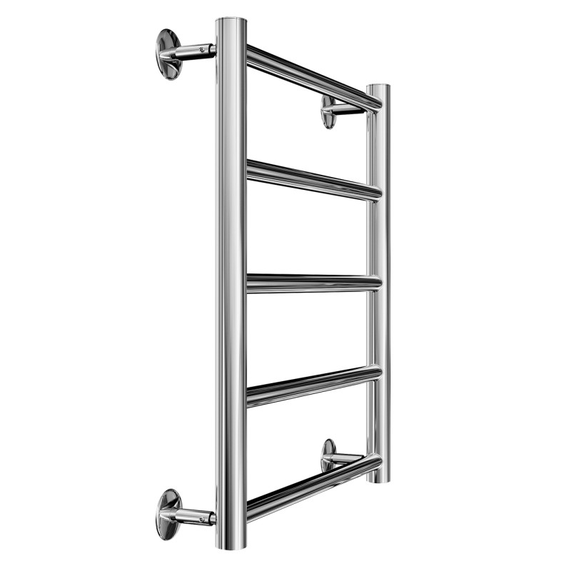 Mario Простота и незатейливость всегда стильной классики придется по вкусу каждому и гармонично дополнят любой дизайн любого интерьера Вашей ванной комнаты. Полотенцесушитель из европейской нержавеющей стали марки AISI 304 Классик F 500x430/400, где 50 (1