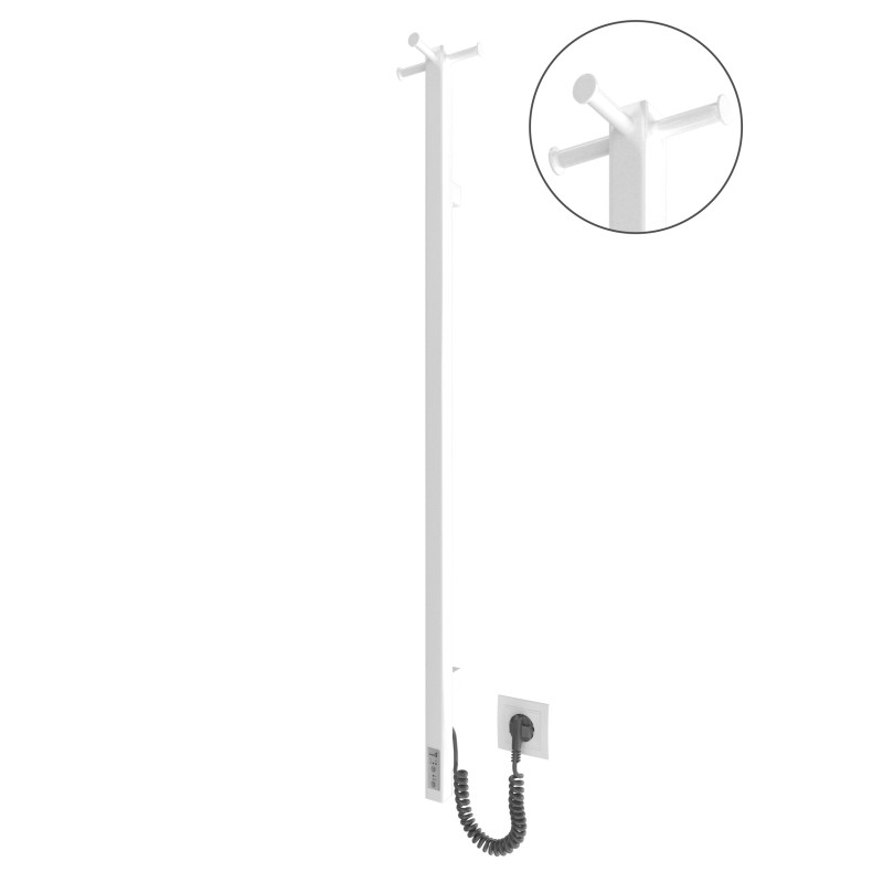 Mario Электрическое полотенцесушитель Ray Cubo-I 1100х30 TR таймер-регулятор (2.2.1202.16.Р)