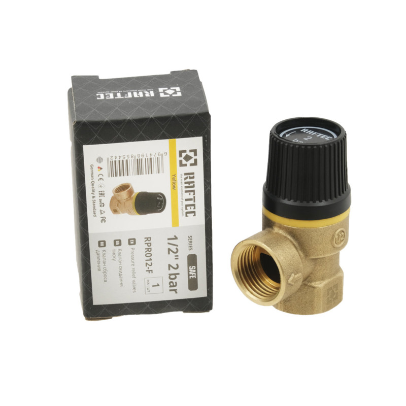 Raftec Клапан взрывной PN2 ВВ 1/2" RPR012-F