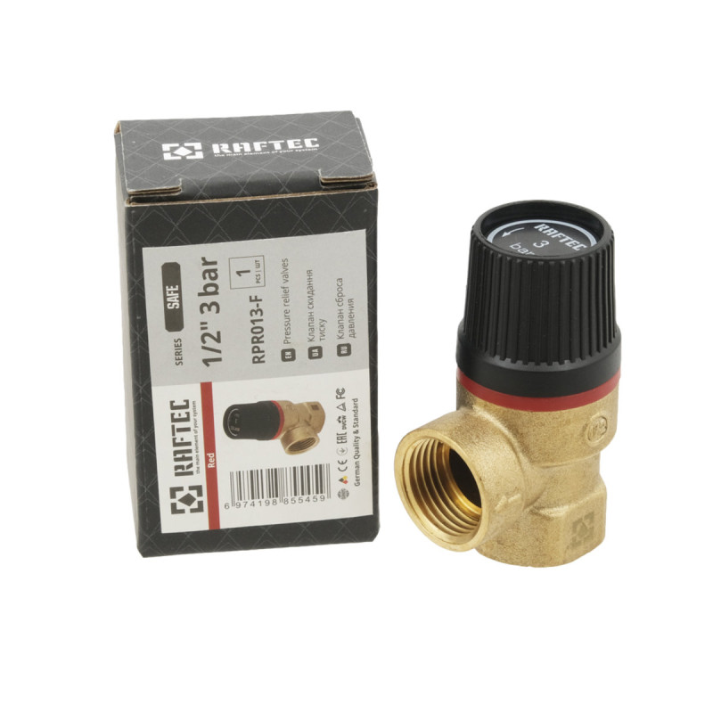 Raftec Клапан взрывной PN3 ВВ 1/2" RPR013-F