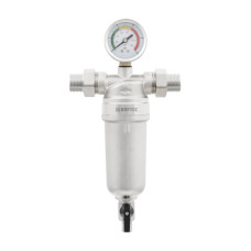 Raftec Самопромывочный фильтр с манометром 1/2" RMHF01