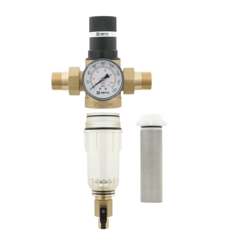 Raftec Самопромывочный фильтр с редуктором 3/4" RCFR02-C