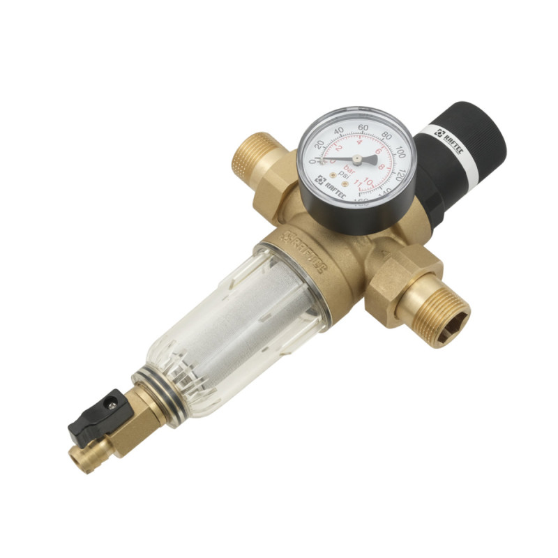 Raftec Самопромывочный фильтр с редуктором 3/4" RCFR02-C