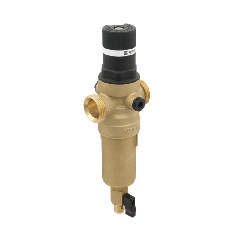 Raftec Самопромывной фильтр с редуктором для горячей воды 3/4" RCFR02-H