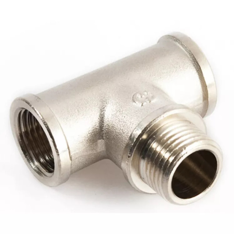General Fittings Трійник 1/2" ВЗВ Нікель (270015N040404A)